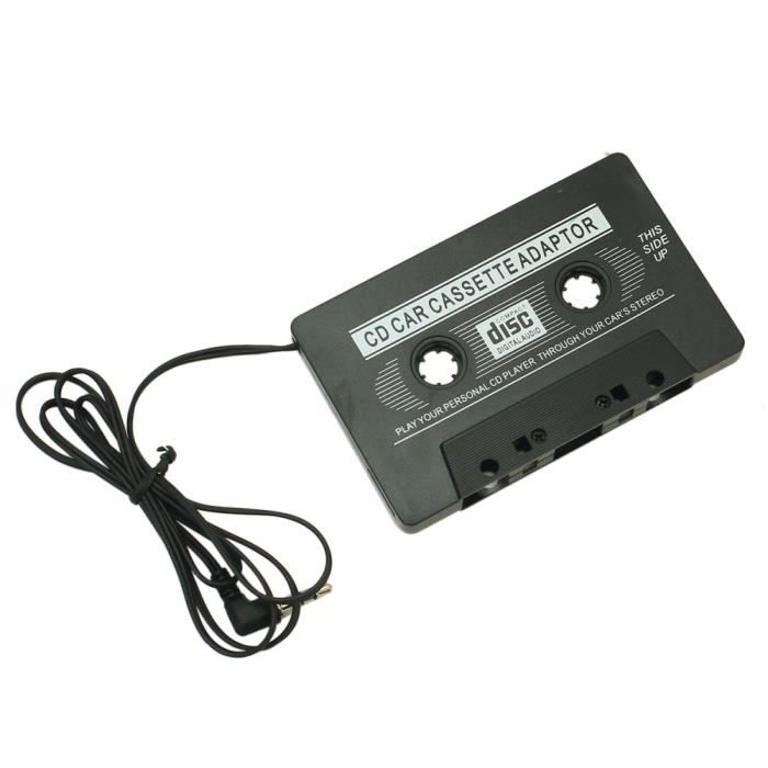 Autoradio Wewoo Autoradio cassette adaptateur audio voiture noir