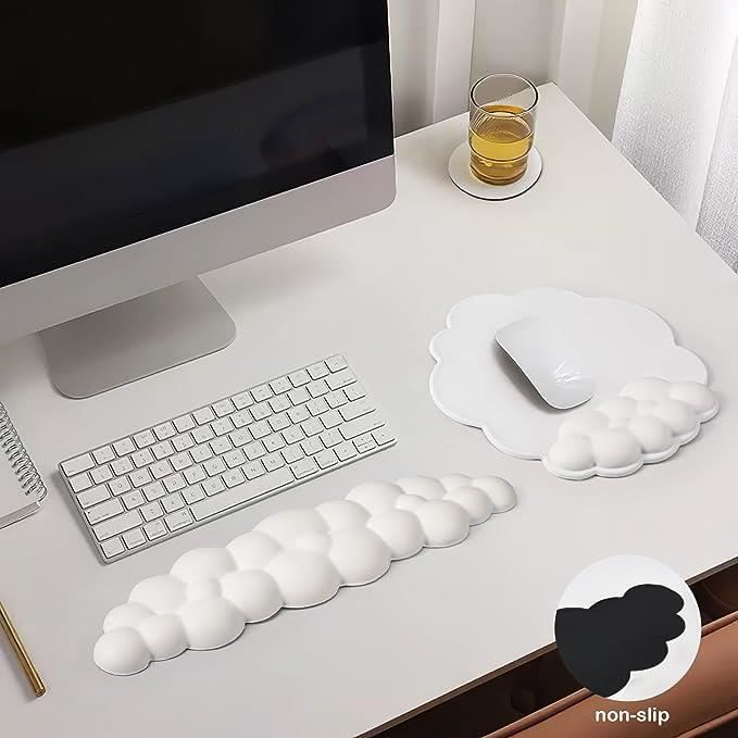 Repose-poignet ergonomique en PU pour ordinateur de bureau, repose