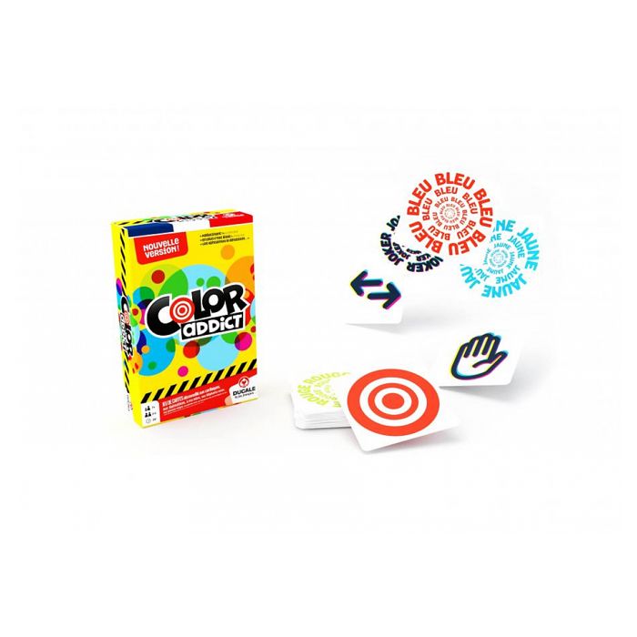 Jeu de cartes - Color Addict Kids - 110 cartes - Règles simples