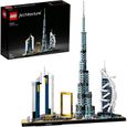 Jeux de construction LEGO Architecture Modèle Dubaï, Skyline Collection, Ensemble de construction à collectionner, 129 p 52796-0
