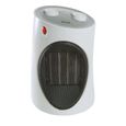 Chauffage soufflant céramique - EWT - EC120TLS - 2000 W - Thermostat électromécanique - Protection hors gel-0