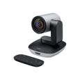 LOGITECH Caméra de Vidéoconférence - 30 fps - Noir, Argenté - USB - Vidéo 1920 x 1080 - Autofocus-0