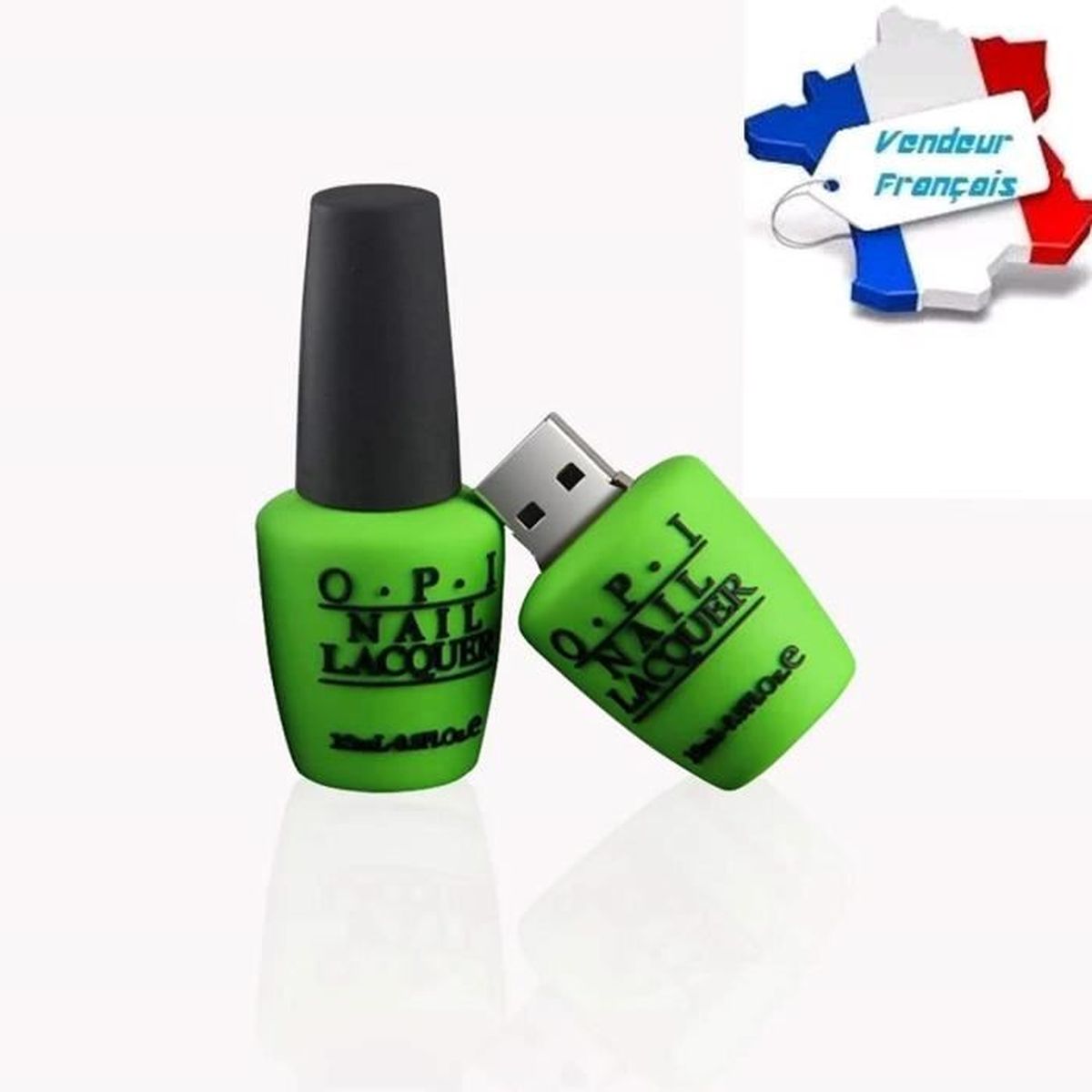 Cle Usb Vernis à Ongles Vert Capacité 16go Livraison