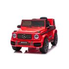 LALAHO Voitures électriques pour Enfants Mercedes Benz G63 AMG avec Véhicule Électrique 12V, Véhicule électrique Enfant 2 Portes, Rouge