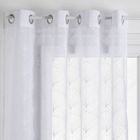 Voilage "Mia" - blanc - 140x240 cm - Blanc - Atmosphera createur d'interieur