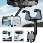 BRAND Support de téléphone de Voiture Rotatif et rétractable à 360 °, Support de téléphone Portable pour rétrov ur de Voiture, Suppo[1240]