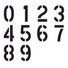 Kit de pochoirs - INF - Nombres - Plastique - Mixte - Adulte