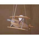 Suspension - TOSEL - AVION - 1 lumière - Style urbain - H74cm L40cm P40cm