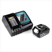 Makita Kit Power Set avec 1x Batteries BL 1860 B  6,0 Ah 18 V + Chargeur rapide DC 18 RC