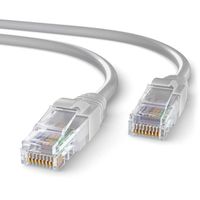 Mr. Tronic 50m Cable de Reseau Ethernet | CAT5E, CCA, UTP | Fiches RJ45 | LAN Gigabit | Cordon Brassage Internet Haut Debit |