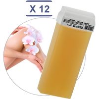 MFB Provence® - 12 cartouches de cire miel pour épilation avec bandes - sans colophane 