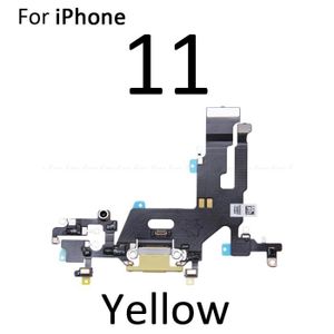 PIÈCE TÉLÉPHONE Pour iPhone 11 jaune - Station de charge inférieur