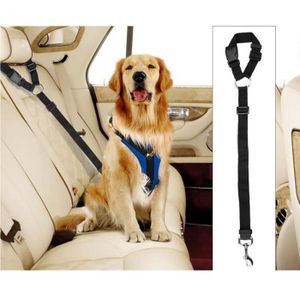 Acheter Harnais coussin ceinture de sécurité pour animaux de compagnie  voiture corde de sécurité chien ceinture de sécurité fixe voiture cordeDog voiture  ceinture de sécurité