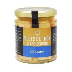 THON & AUTRE POISSON Agidra - Filets de thon blanc Germon au naturel - 