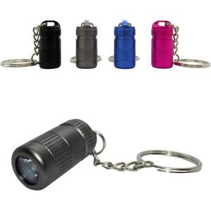 Mini DEL CREE Keychain Lampe de Poche Porte Clés Torche Rechargeable USB Avec Clip 
