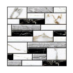 mosaique adhesive en bois 30 5 x 30 5 cm marron cdiscount bricolage