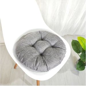 Lot De 1/2/4 Coussin(s) De Chaise Rond(s) - Rembourré, Imperméable, Avec Boucles De Fixation - Pour Intérieur/extérieur, Jardin, Bureau