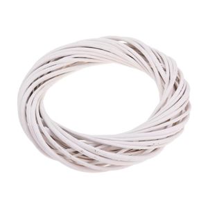 Couronne de rotin naturel pour d/écoration de maison ou de f/ête