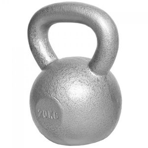 HALTÈRE - POIDS Poids Kettlebell 20 KG - haltère russe grise