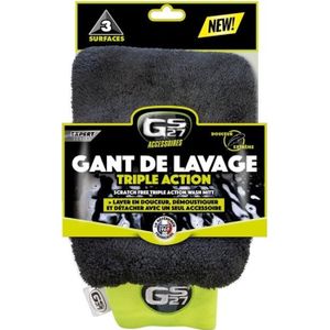 EPONGE - CHIFFON GS27 Gant de Lavage Triple Action