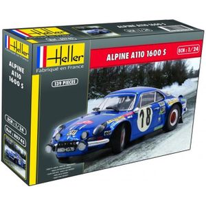 VOITURE À CONSTRUIRE Maquette Alpine A110 1600S - HELLER - Maquette à m