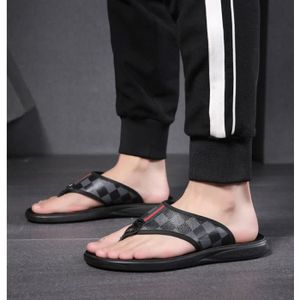 TONG Tongs Homme Simili cuir Plage Plates Casual Antidé
