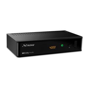 RÉCEPTEUR - DÉCODEUR   Décodeur TNT HD DVB-T2 avec afficheur STRONG