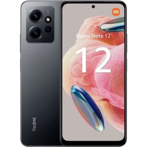 SMARTPHONE XIAOMI Redmi note 12 4Go 128Go Gris Onyx Smartphon