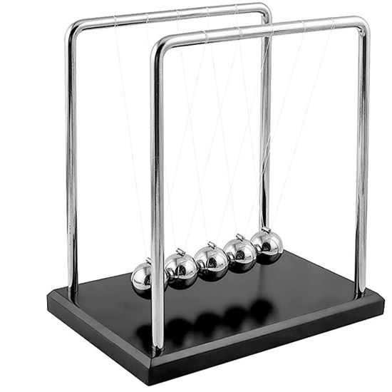 Jouet De Bureau Boule Magnétique Pendule - Décideur Oscillant - Décoration De Bureau, Cadeau Original - 1