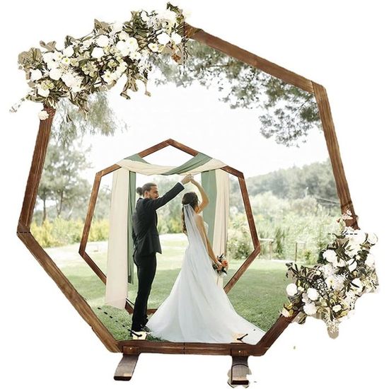 Arche De Mariage Extra Large Petallica – Moongate Ouverte – Cadre Ballon Toile De Fond Jardin – UK