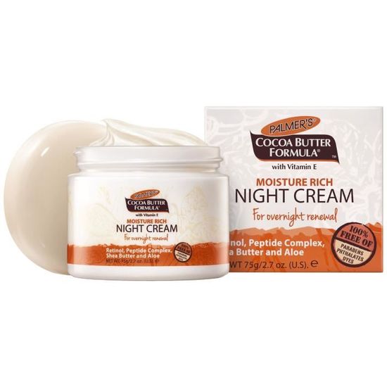 Palmer S Formule Au Beurre De Cacao Creme De Nuit Hydratante