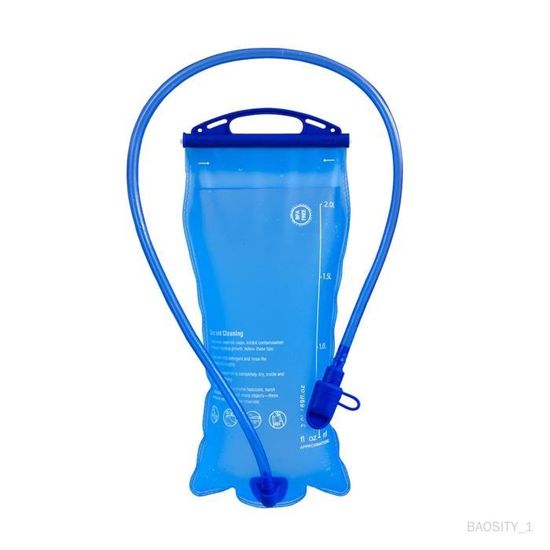 Poche Hydratation 2L Heveer – Vessie D’Eau Verte Avec Tuyau 1m, Pour Randonnée, Cyclisme & Outdoor