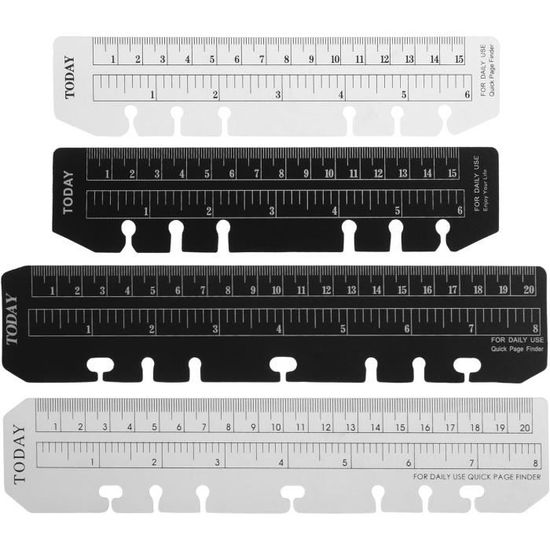 Règle De Mesure école Règles En Plastique Transparent - Lot De 5