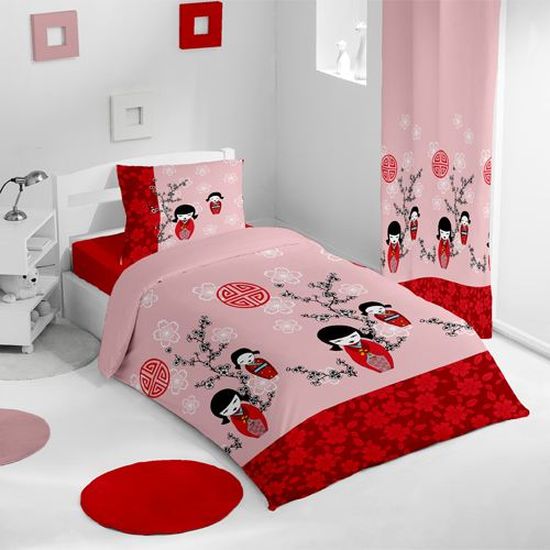 Parure De Draps Popeye Vintage - 140x200cm - 100% Coton Bleu - 1 Personne