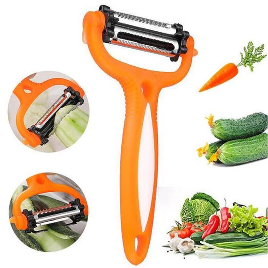 éplucheur Pomme YAPKOLV 3 Pièces Éplucheur De Légumes Universel Avec Lame En Eplucheur Légumes