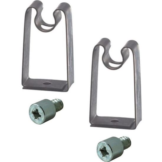 2x Clip Pour Plinthe Avec Vis Fixation Rapide Meuble Sol Cuisine