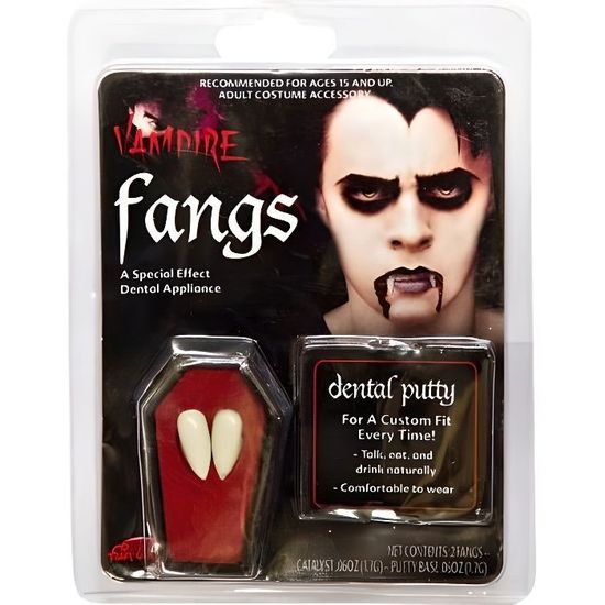 Colle Pour Dents De Vampire, Canines Et Dentiers De Déguisement