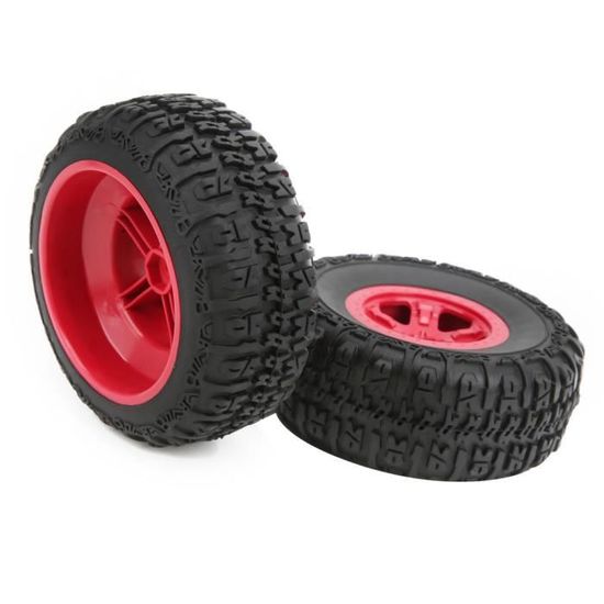 Jantes + Pneus Métal 55mm Pour Axial SCX24 1/24 – Argent – Adhérence Maximale & Look Pro !