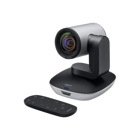 LOGITECH Caméra de Vidéoconférence - 30 fps - Noir, Argenté - USB - Vidéo 1920 x 1080 - Autofocus