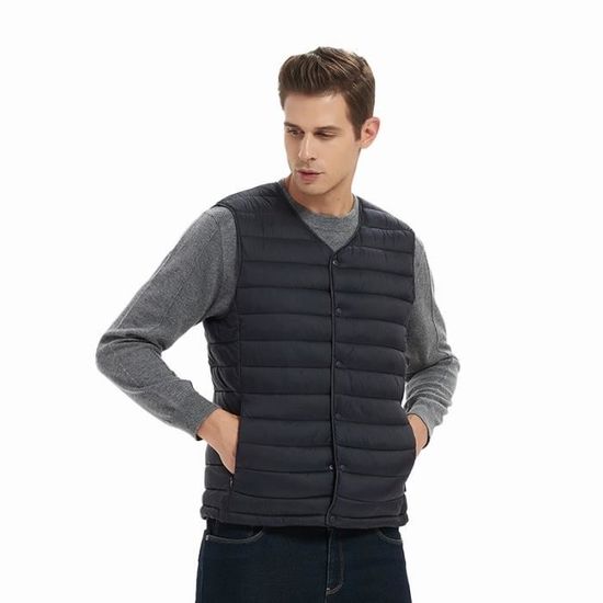 Doudoune sans store manche homme duvet