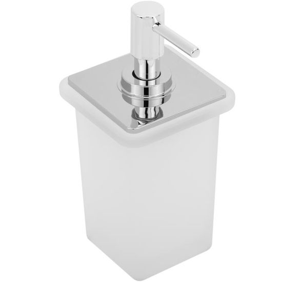 Distributeur De Savon Rechargeable 500 Ml Avec Pompe - Design Sobre, Large Ouverture, Joint étanche (noir Ou Blanc)