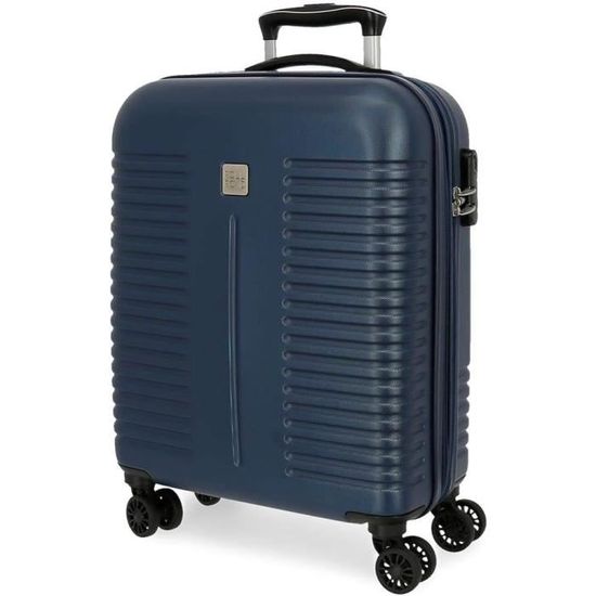 Valise Cabine Rigide Nella 32L Rose - 37x55x20 Cm, 2,6 Kg, 4 Roues, Serrure