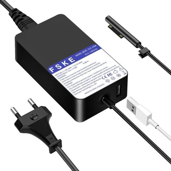 44W Chargeur Surface Pro 6 Pro 5/4/3, L'Adaptateur D'alimentation