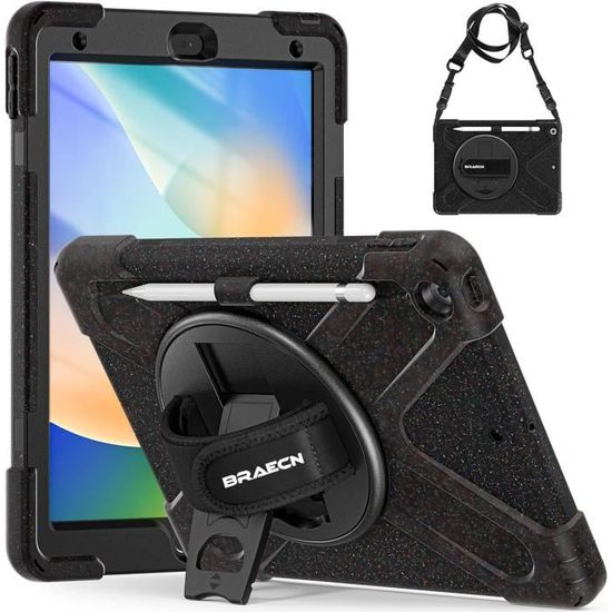 SEYMAC stock Coque pour iPad 9eme/8eme/7eme Generation 10,2 Pouces, Coque Antichoc iPad 10,2