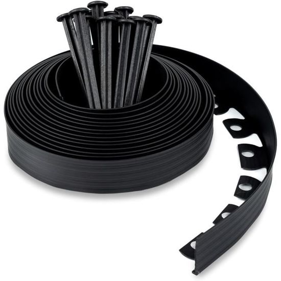 QUARKZMAN Galon à Pompons Noir 10 M – Franges Boules 12 Mm Pour Couture, Rideaux, Vêtements, Décoration DIY