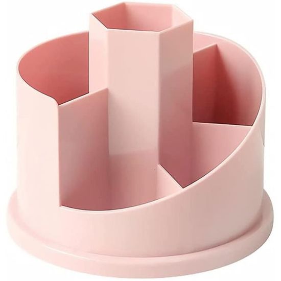 Pot Créatif Hexagonal Multifonction Pour Ranger Pinceaux De Maquillage Pinceaux Stylos Papeterie Decoration De Bureau Rose Rose 90048586