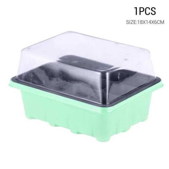 Plateau De Semis 12 Cellules Avec Pastilles De Tourbe - Pour Germination Facile De Légumes Et Fleurs