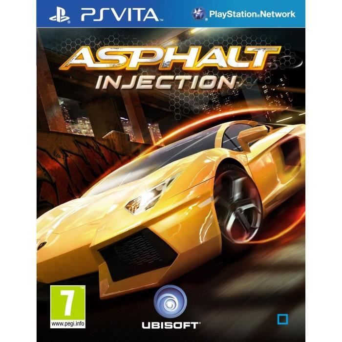 Asphalt Injection Jeu PS Vita