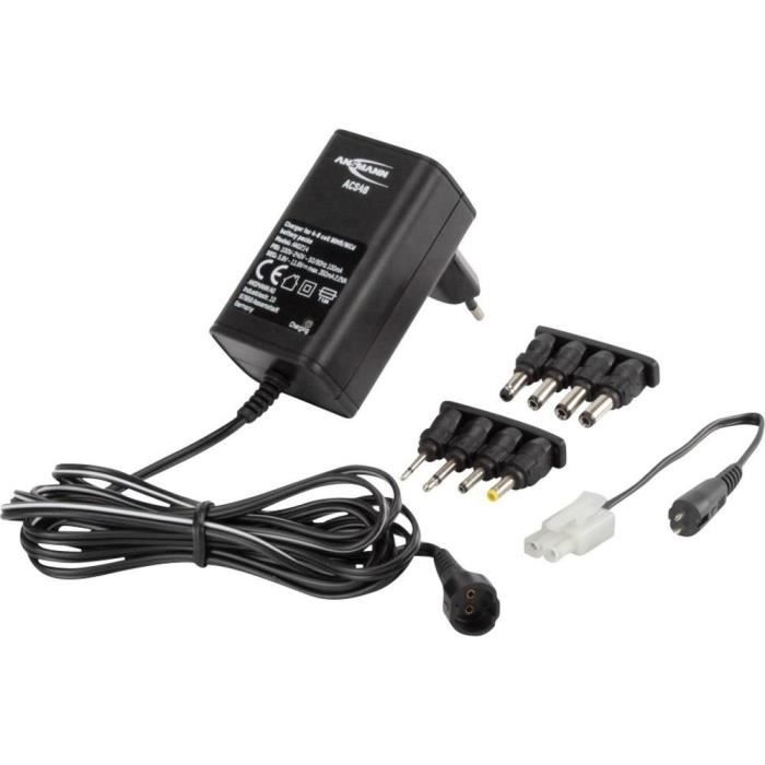 Ansmann Chargeur de bloc-piles ACS 48 Noir 1001-0024