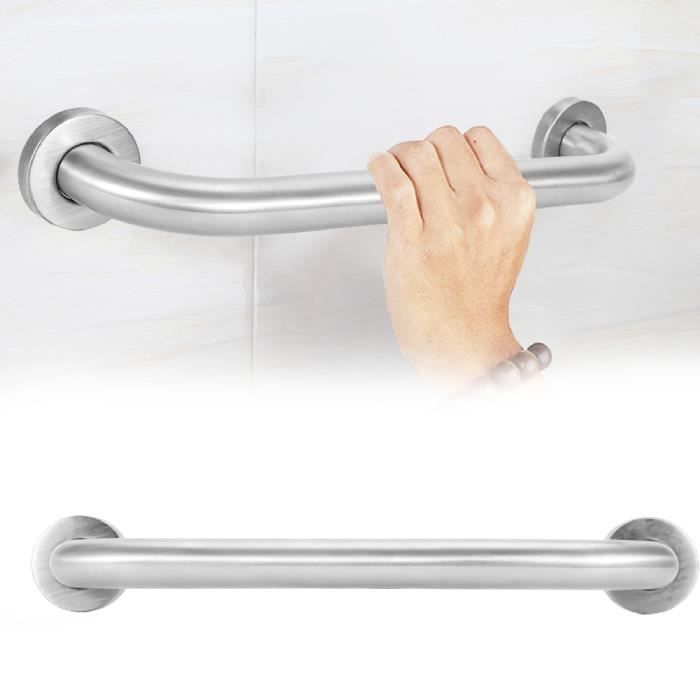 Barre d'Appui pour Salle de Bains (Taille: 35cm) Poignée Baignoires Mural Barre de maintien appui de douche support serviette -ABI